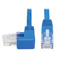 Tripp Lite Left-Angle Cat6 Gigabit Molded Utp Ethernet Cable (Rj45 Left-Angle M N204-020-BL-LA